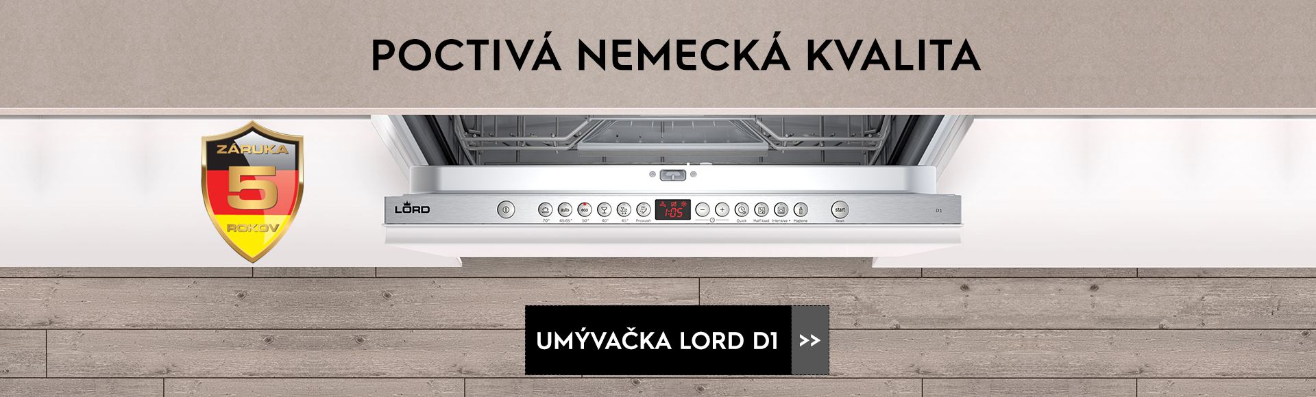 LORD D1 umývačka riadu