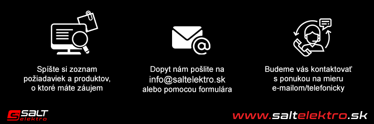 Cenová ponuka na spotrebiče a elektro | SaltElektro.sk