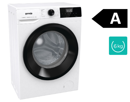 Spredu plnená práčka GORENJE WESI62AS