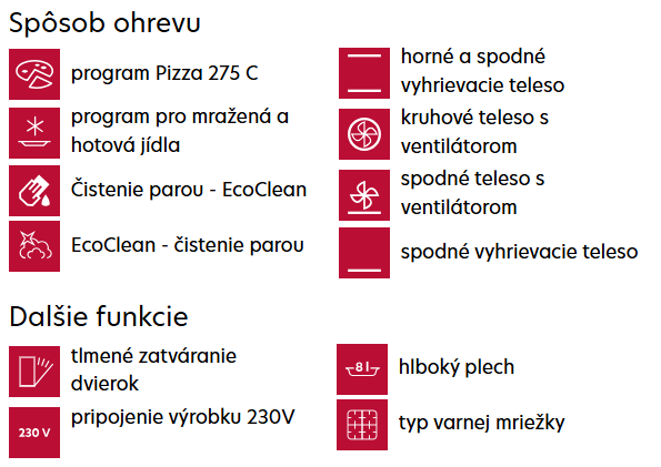 spôsob ohrevov - MORA K 5255 D1S kombinovaný sporák
