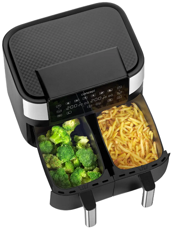 Concept FR8000 Double teplovzdušná fritéza - 2 nádoby