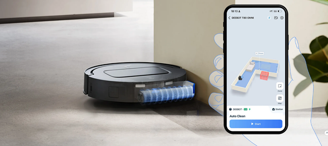 Výkonná OMNI stanica - ecovacs deebot T80