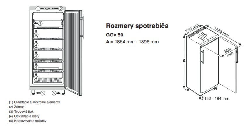 LIEBHERR GGvbs 5060 ProfiLine profi mraznička