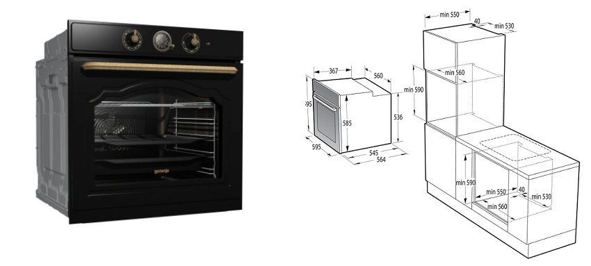 gorenje BOS67371CLB