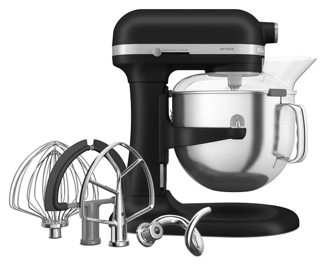 KitchenAid Artisan 5KSM70SHXEBM kuchynský robot čierny