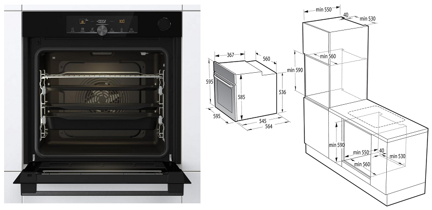 Gorenje BSA6747A04BGWI vstavaná rúra