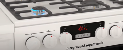 MORA K2255AW kombinovaný sporák - integrované zapaľovanie horákov