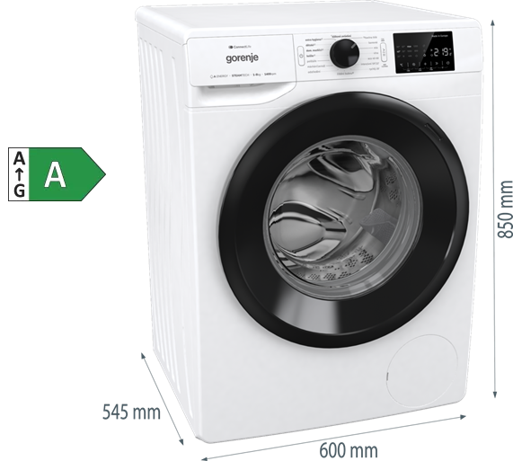 Gorenje W2PNEI84A1SW/CZ - Energetická trieda A je ešte o 10 % nižšia
