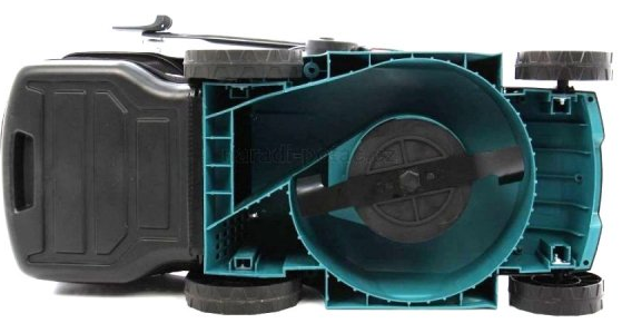 Makita ELM3320 elektrická kosačka - pohľad zo spodu