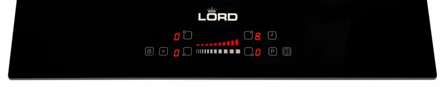 LORD H3 indukčný panel - ovládanie