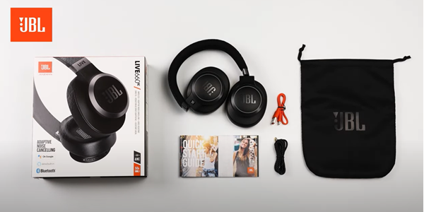 JBL Live 660NC čierne slúchadlá