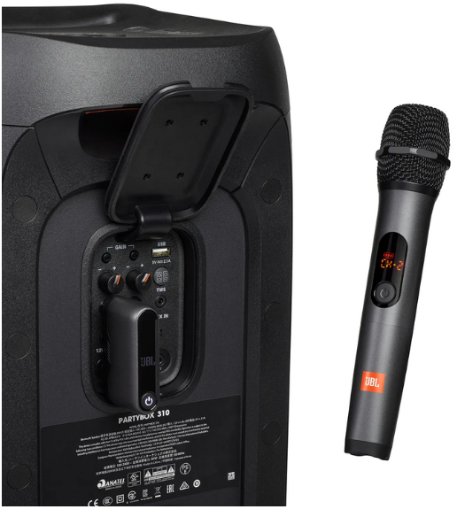 JBL Wireless Microphone zapojenie príjimača