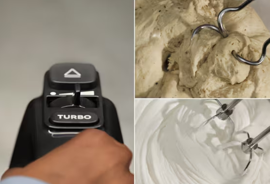 Electrolux EHM4B ručný mixér má 5 úrovní rýchlostí