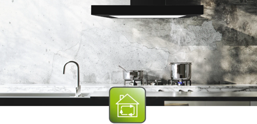 Kluge KOV5012BL s režimom recirkulácie (nutné zakúpiť uhlíkový filter)