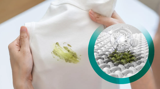 StainExpert využíva špeciálny prací algoritmus, ktorý prispôsobuje priebeh prania konkrétnemu typu znečistenia.