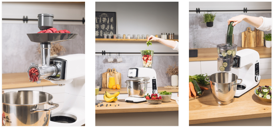 Mäsomlynček, mixér a strúhadlo kuchynského robota ETA Gratus Kuliner II Origin 2038 90000