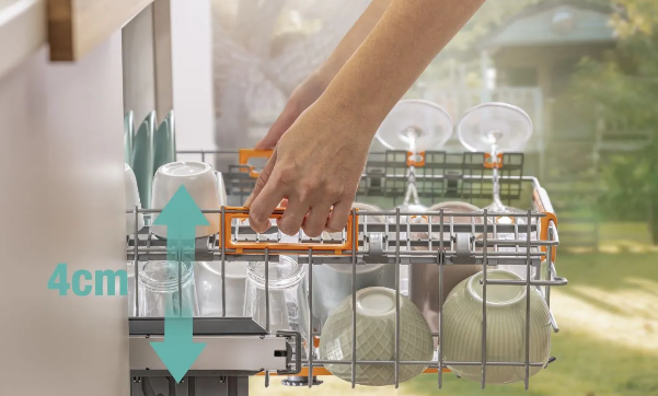 Systém 3 košov poskytuje neuveriteľnú prispôsobivosť pre všetky vaše potreby. 