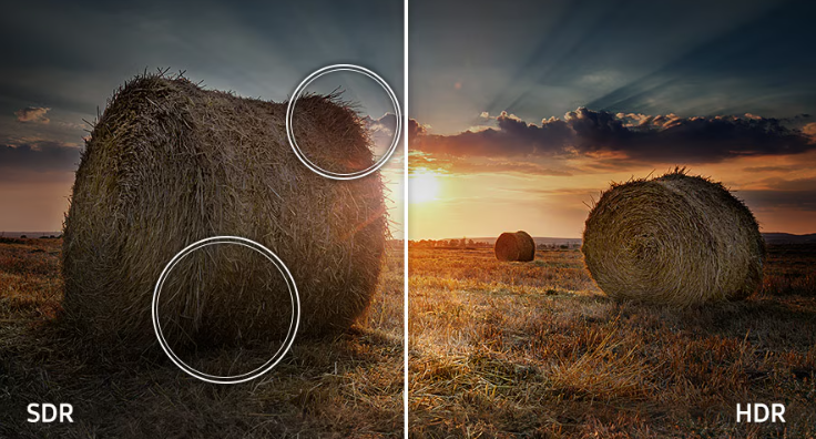 Technológia HDR+ prehlbuje čiernu, oživuje farby a zaisťuje dychberúci zážitok.