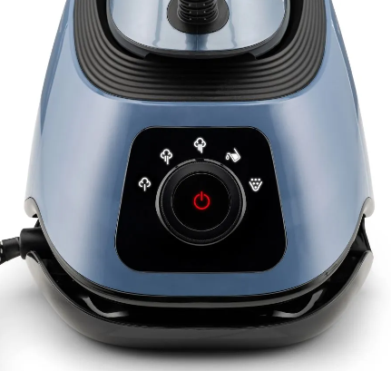 Ovládajte svoj parný generátor pomocou otočného ovládača. Množstvo pary si prispôsobíte podľa potreby – na výber máte tri úrovne.