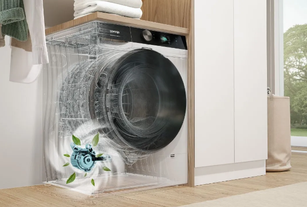 Invertorový motor PowerDrive spája vysoký výkon s tichým chodom pri každom praní. 