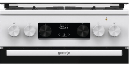 Rúra sporáka Gorenje dosiahne teplotu až 200° C už za 5 minút, čím ušetrí 30% času potrebného pre štandardný predohrev.