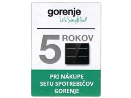 gorenje 5rokov zaruka na panel