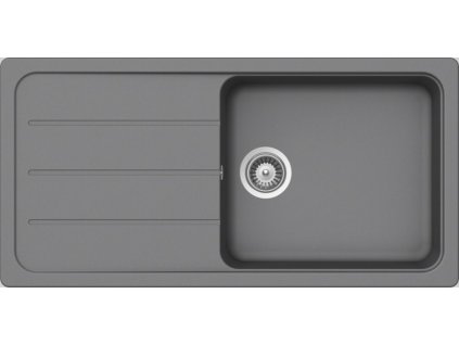 Schock Formhaus D-100L + sifón bez excentra CROMA