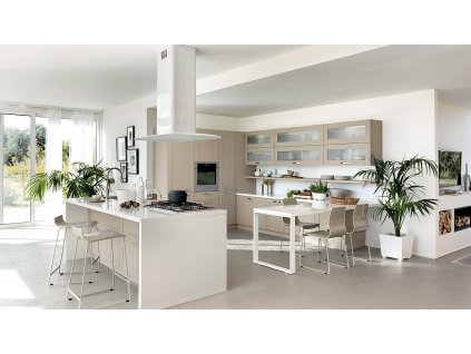 Ergonomic island is an independent addition to the Open Kitchen