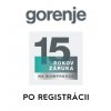 15 rokov záruka na kompresor po registrácii na https://sk.gorenje.com/login
