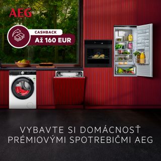 💰 CASHBACK AKCIA NA SPOTREBIČE AEG! 💰 https://www.saltelektro.sk/aeg-cashback/ Nakúpte spotrebiče značky AEG v SALT...