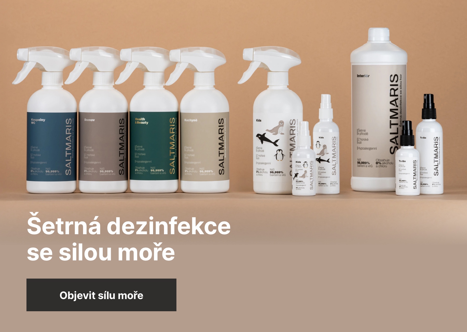 Dezinfekce se silou moře