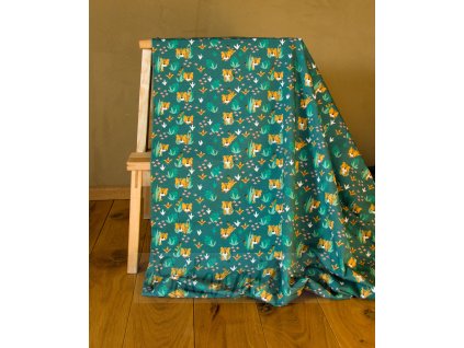 Úplet bio bavlna Džungle