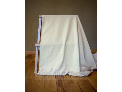 Úplet bio bavlna žlutý proužek