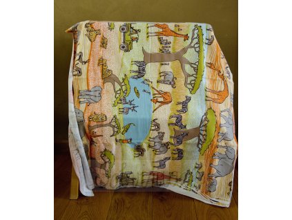 Úplet bio bavlna- Safari