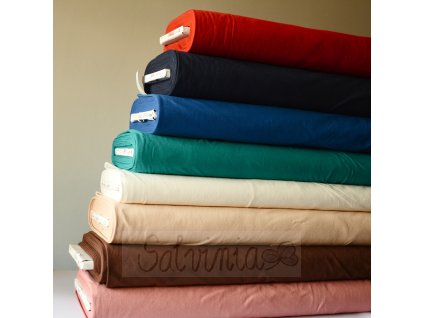 Úplet jednobarevný bio bavlna