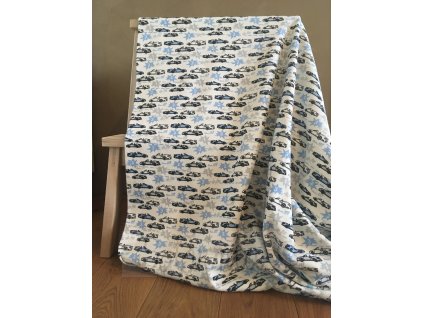 Úplet bio bavlna- auta na přírodní