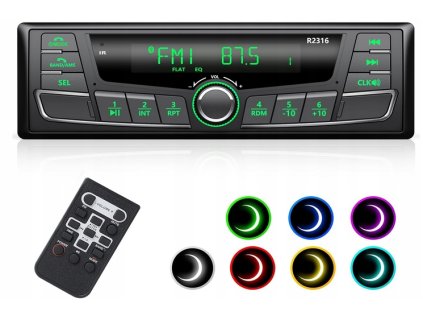 Radio samochodowe Bluetooth AUX FM AM USB SD - model R2316