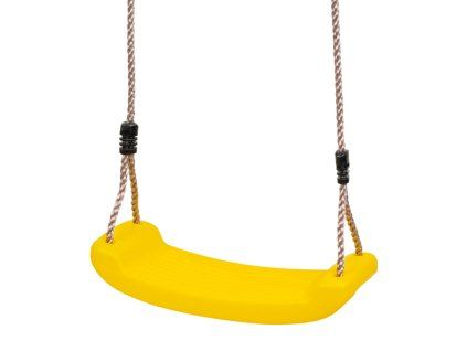1093 detska hojdacka abella plastova zlta 40x16 cm