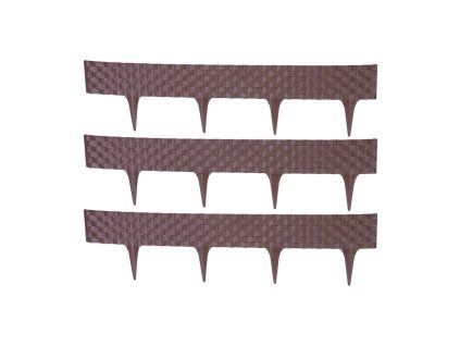 1255 palisada rattan tmavohneda 3 ks spolu 2 4 m