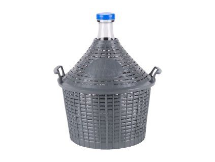 874 skleneny demizon cada inco s plastovym krytom 10 l