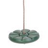 1096 detska hojdacka okruhla plastova zelena priemer 28 cm do 90 kg