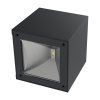 1201 solarne led svietidlo na stenu a plot 10x10x10 cm