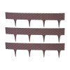 1255 palisada rattan tmavohneda 3 ks spolu 2 4 m