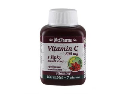 Vitamin C 500 mg s šípky, prodloužený účinek