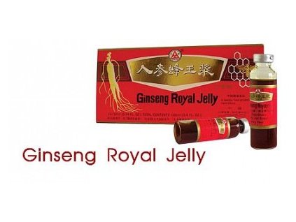 Ženšen s mateří kašičkou a schizandrou - Ginseng Royal Jelly ampule 10 x 10 ml