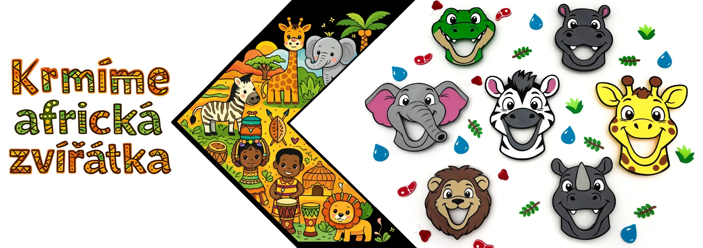 Krmíme africká zvířátka