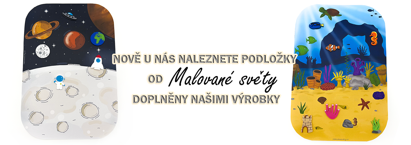 Podložky trofast boxy - Malované světy