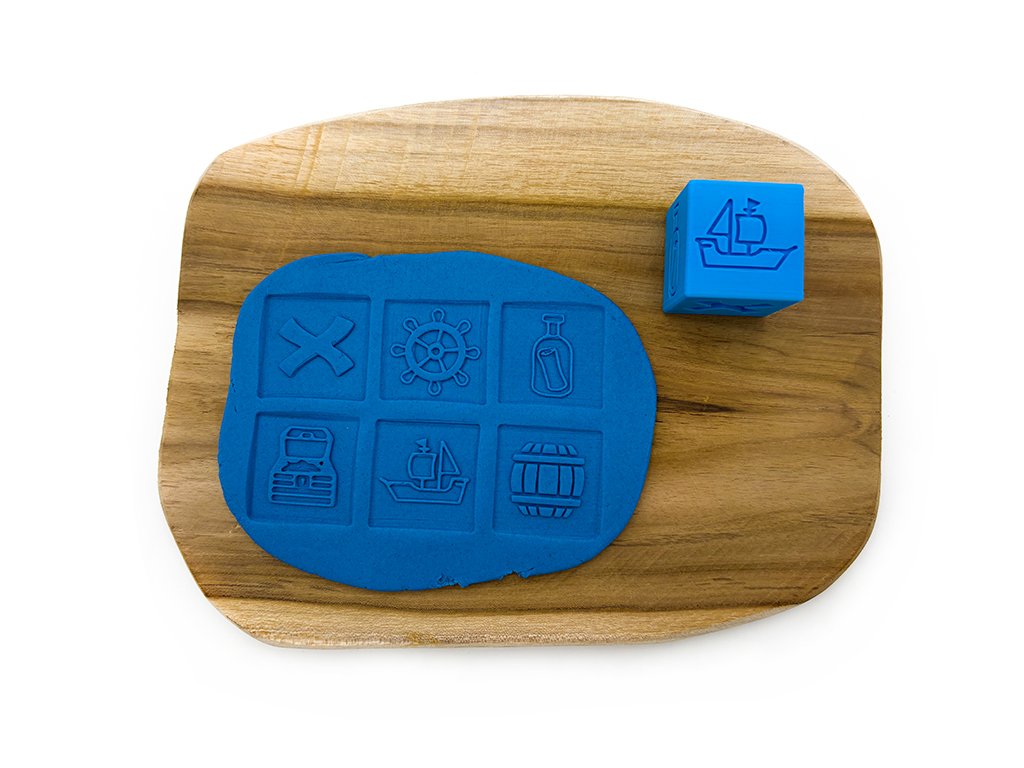 obtiskavaci kostka pirati