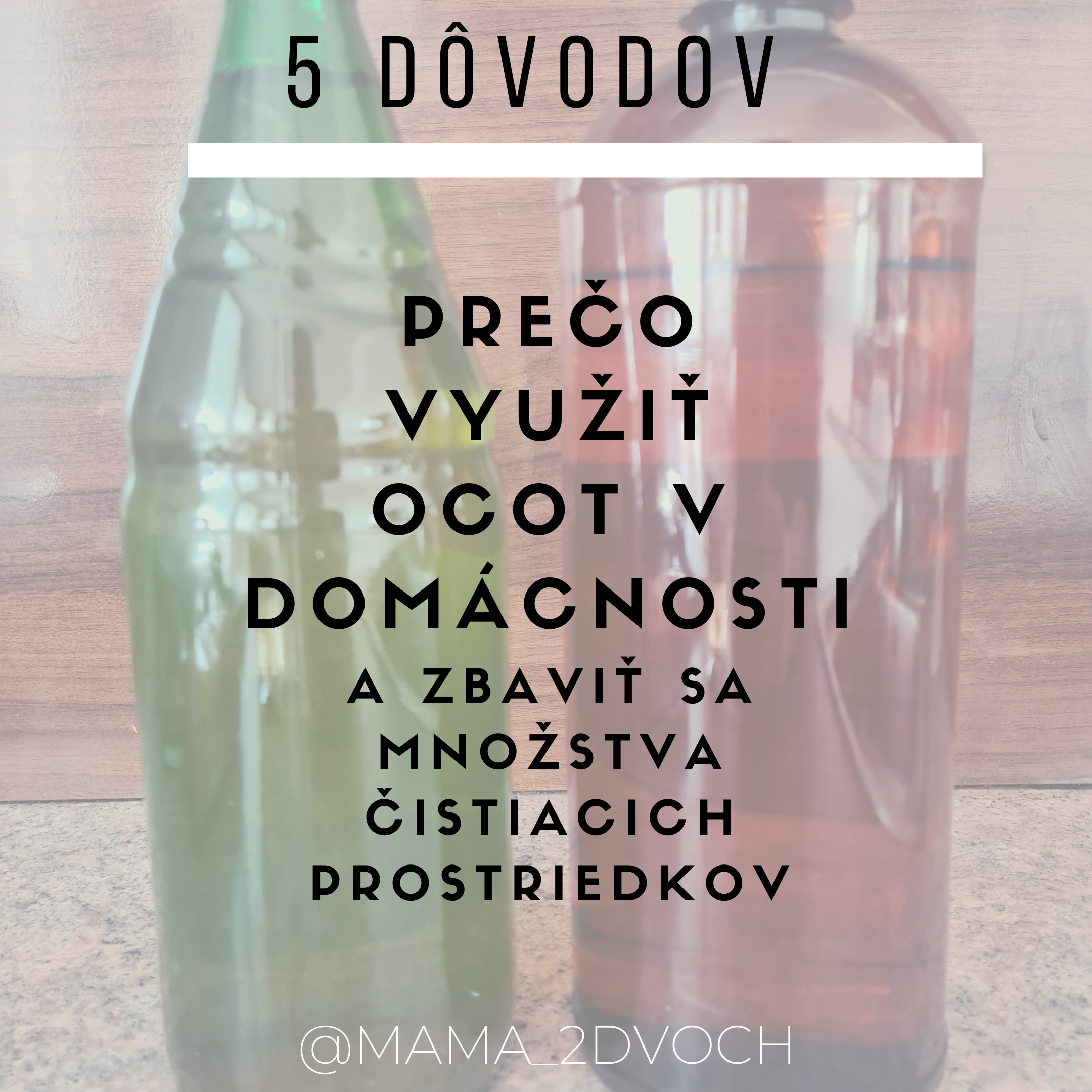 Domáce low toxic čistiace prostriedky