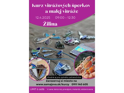 Vitrážový šperk ZA 12.4